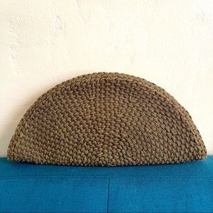 Vintage 90s De Vecchi by Hamilton Hodge woven evening clutch